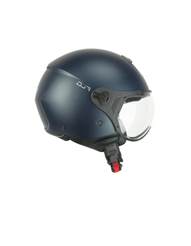 CGM 167A MONO Shaped Visor Street Wear Open Face Jet Motorbike Helmet Satin Petrol Ece 22.06