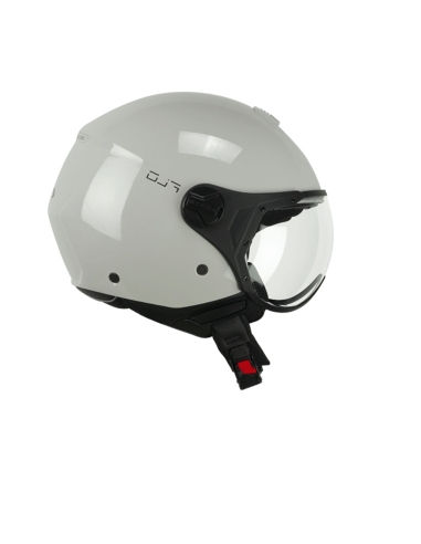 CGM 167A MONO Shaped Visor Street Wear Open Face Jet Motorbike Helmet Grey Ece 22.06