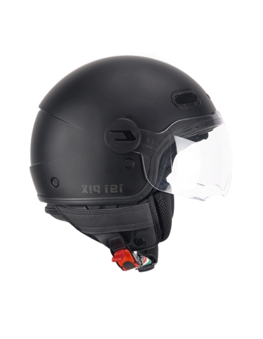 Casco moto jet mono sagomato CGM 191A Pix nero opaco