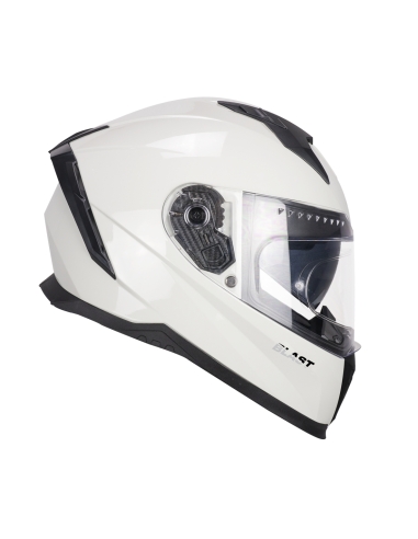 Casque de moto intégral classique blanc CGM 311A BLAST MONO