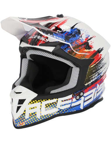 ACERBIS - CASCO LINEAR 2206 BIANCO/BLU/ROSSO