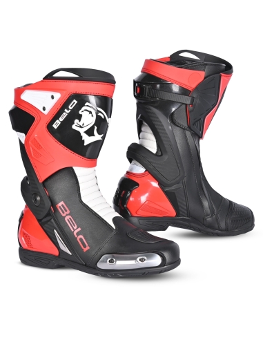 BELA - Botas Racing Turbo Track Negro/Rojo