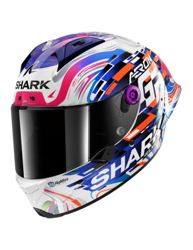 SHARK - AERON-GP REPLICA ZARCO GP DE FRANCE Carbon Violet Blue