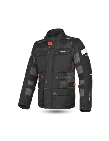 Bela Cross Road Extreme WP Motorcycle Touring Jacket - Black