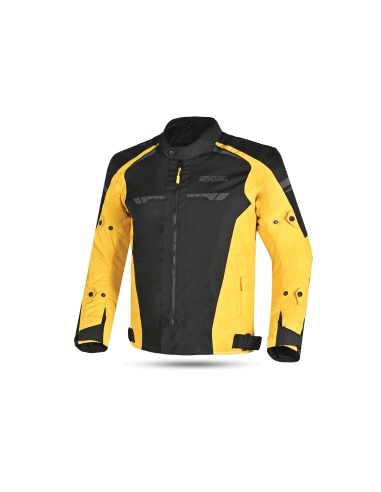 SHUA - Chaqueta Textil Immortal man Negro/Amarillo Fluor