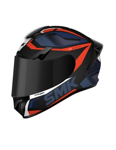 SMK - CAPACETE DE CORRIDA PARA MOTAS COM DECORAÇÃO MATE TYPHOON THORN (MA276)