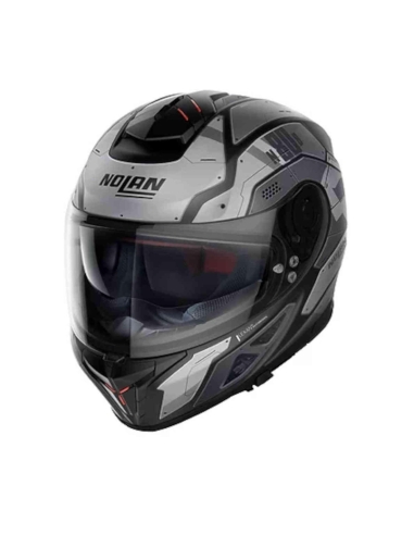 Nolan N80-8 STARSCREAM N-COM 032 Casque de course moto intégral noir plat