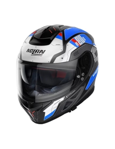 Nolan N80-8 STARSCREAM N-COM 036 Casque de course moto intégral noir plat