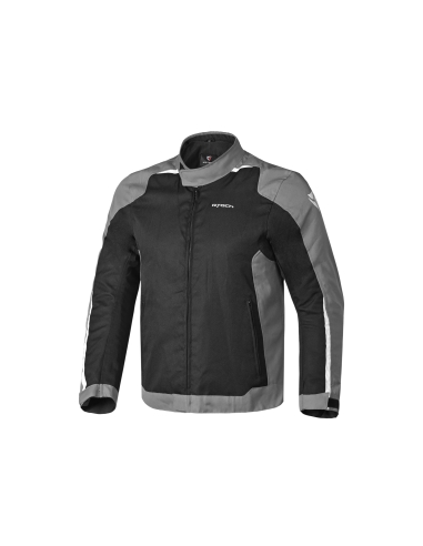 R-TECH - Chaqueta Textil Motril Negro/Gris