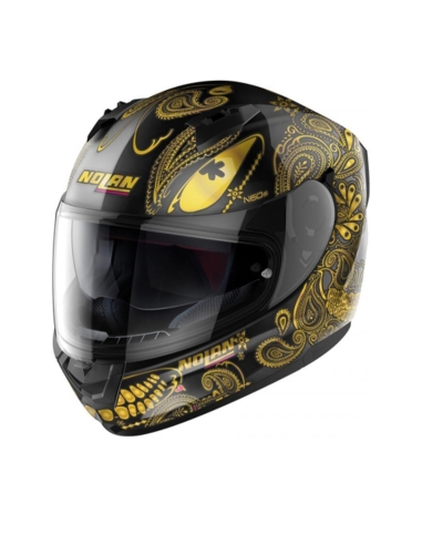 Nolan N60-6 RITUAL 066 Integral-Motorradhelm, Metall, Schwarz