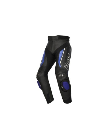 Bela Rocket Lady Pantalon Moto Cuir Noir/Bleu