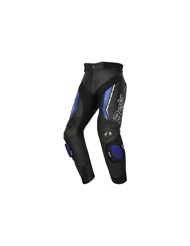 Bela Rocket Man Motorrad Lederhose Schwarz/Blau