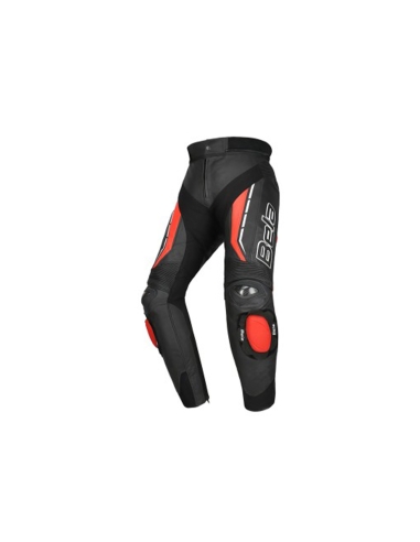 Bela Rocket Man Motorrad Lederhose Schwarz/Rot