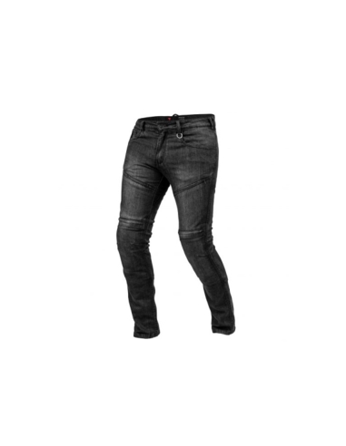 Jeans Shima Gravel 3.0 neri Rein forzato touring su moto da strada