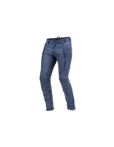 Jeans da moto da turismo urbano Shima Ghost blu Rein forzato