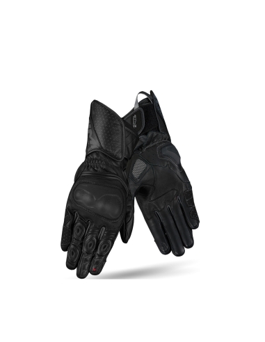 Shima St-3 SPORTs Men Urban Summer Leather MOtorcycle Racing Long Gloves Black