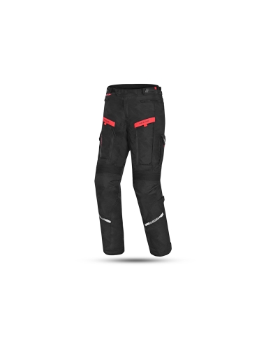 Bela Transformer Calça de turismo de motocicleta Preto / Vermelho