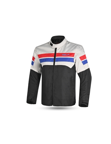 Bela Tark Blouson Moto Noir/Glace/Rouge/Bleu