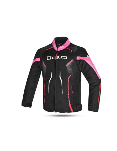 BELA - Chaqueta Textil Star Light Kids Negro/Rosa