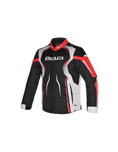 BELA - Chaqueta Textil Star Light Kids Negro/Rojo/Hielo