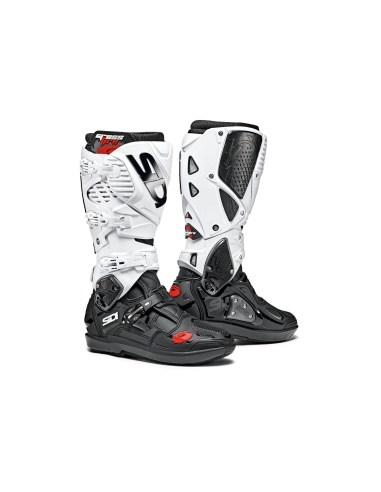 Sidi Crossfire 3 SRS Adventure Motocross Dirt bike Boots Black White