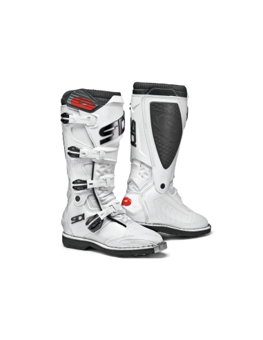 Sidi X-Power LEI Blanco doble Deporte Motocicleta Botas de Montar