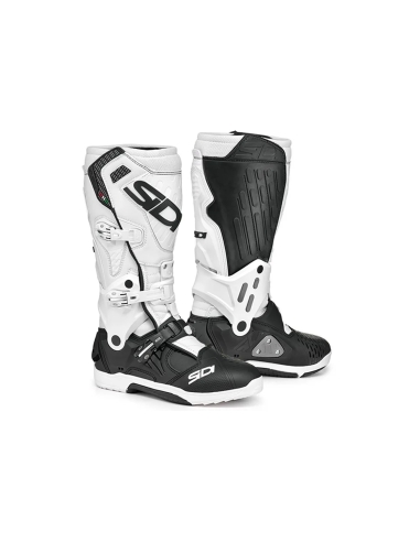 Sidi Crossair Nero Bianco Sport Motocross Stivali da corsa per moto da strada