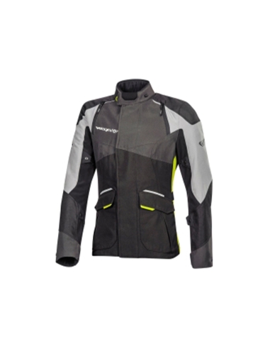 IXON- Balder Giacca tessile damen moto  Nero/Grigio/Giallo