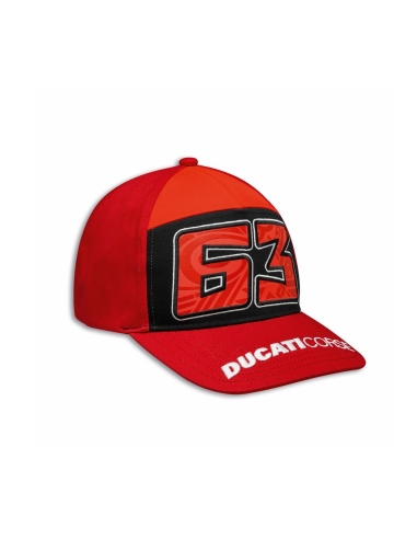 DUCATI - T-SHIRT KID PECCO BAGNAIA 63 ROJO