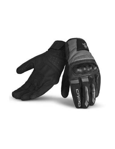 Bela Hero Air Summer Gloves - Black/Grey