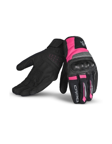 BELA - GUANTE TEXTIL HERO AIR LADY NEGRO/ROSA