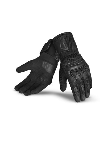 Bela Twix Men Motorcycle Gloves - Black