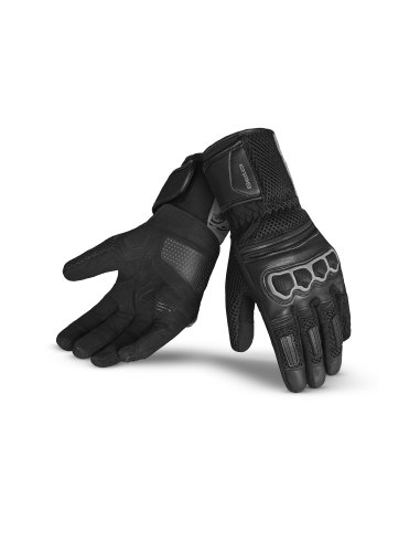 Bela Twix Men Motorcycle Gloves - Black / Grey