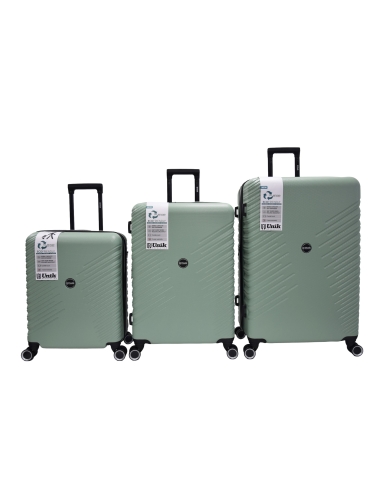 Unik Gaza Gratin Green Touring Three Piece Traveling Bag Set