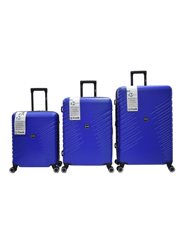 Set di borse da viaggio in tre pezzi Unik Gaza Blue Sodalite