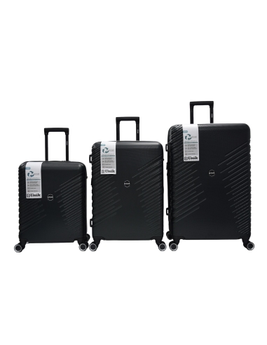 Unik Gaza Black Traveling Storage Three Piece Case Bag Set