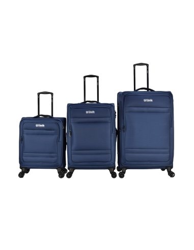 Unik Omega Blau Vier Räder Trolley Reisekoffer Tasche Set