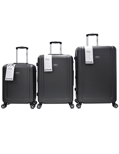 Unik Kappa Dark Gray Traveling Four Wheel Suitcase Bags Set