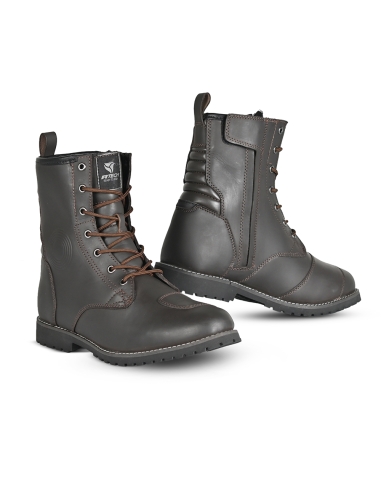 R-TECH - Bottes en cuir Royal WP Marron