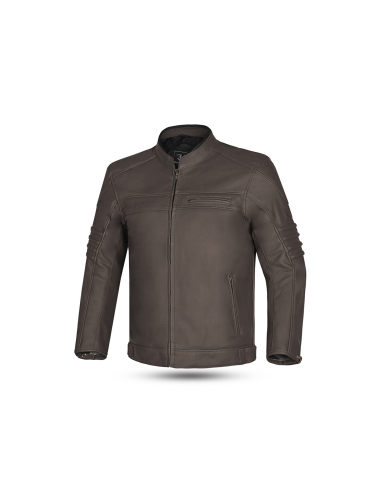 Bela Marlon Leather Jacket Brown