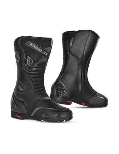 Bela Strip Long Bottes de moto Unisexe Noir