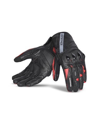 Bela Blast Man Guanti Moto Estivi - Nero / Rosso