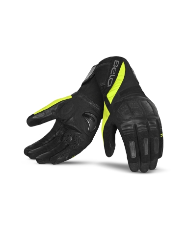 Bela Highway WP Lady Gants Moto Noir/Fluor jaune