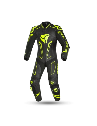 R-Tech Rising Star Motorcycle Leather Racing Suit Black/yellow