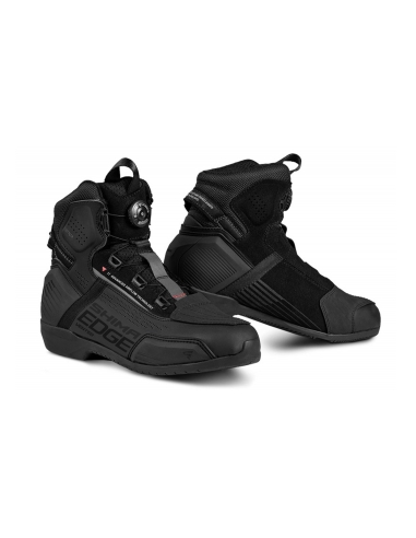 SHIMA EDGE VENTED MEN SPORTS MOTORBIKE BOOTS BLACK