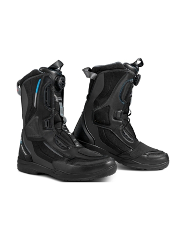 SHIMA STRATO WP Lady Black Blue Urban Adventure Motorcycle Boots