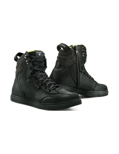 SHIMA REBEL WP mens urban black touring motorbike boots