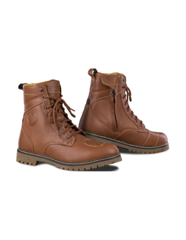 Shima Thomson Urban Bottes en cuir vintage pour hommes Marron