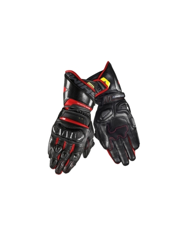 SHIMA RS-2 Guanti da corsa estivi da uomo per moto sportive Nero rosso