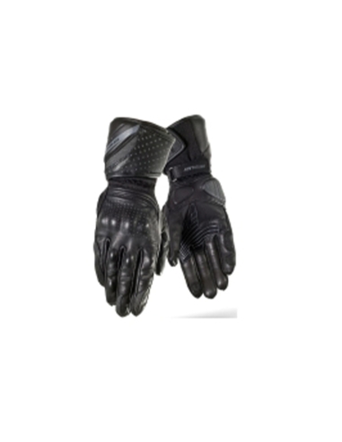 SHIMA MONDE Gants longs d'été pour femme à moto noir